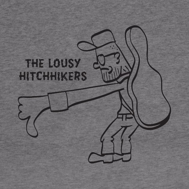 Lousy Hitchhikers Alternate Art by City Vinyl